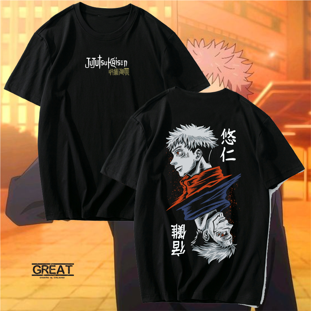 Camiseta Sukuna e Itadori