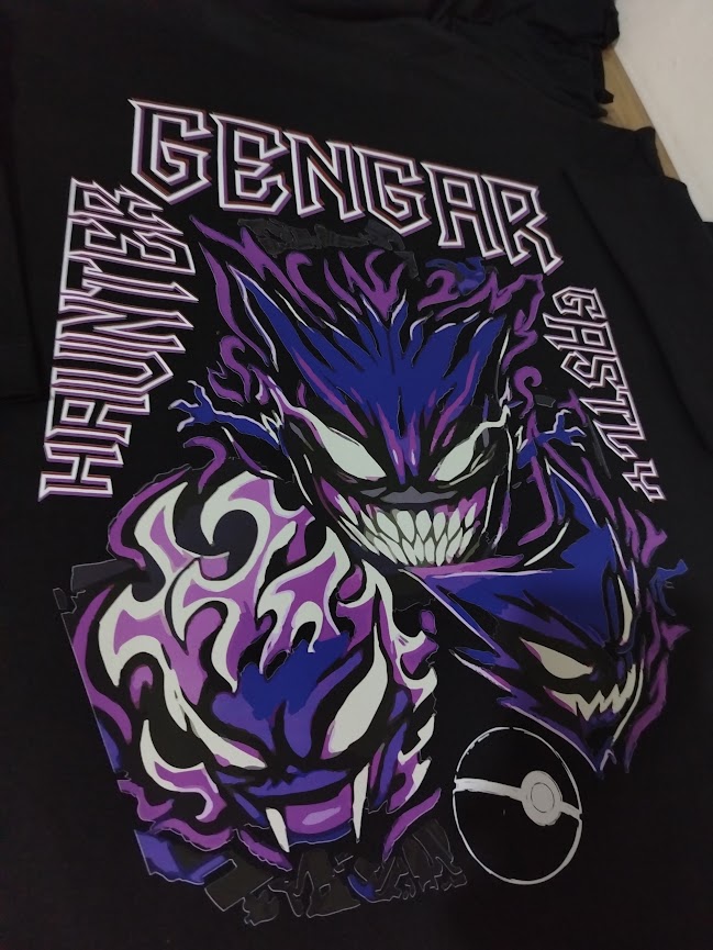 Camiseta - Haunter Gastly Gengar - Pokémon - Imagen 2