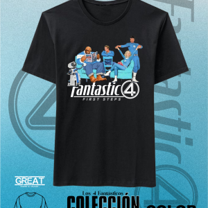 Los 4 Fantásticos Camiseta en Negro