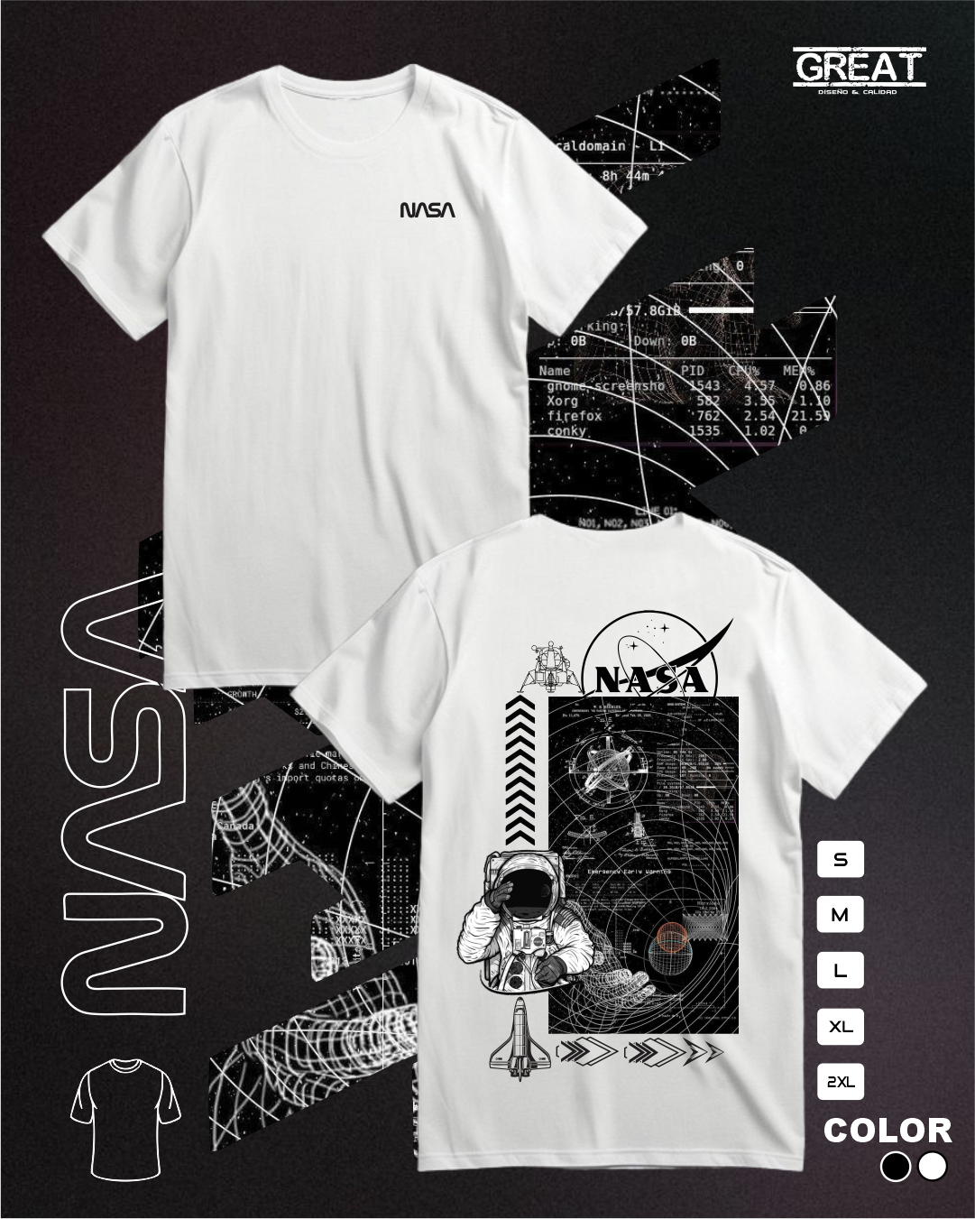 Camiseta NASA 2