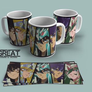 Vaso Caballeros del Zodiaco