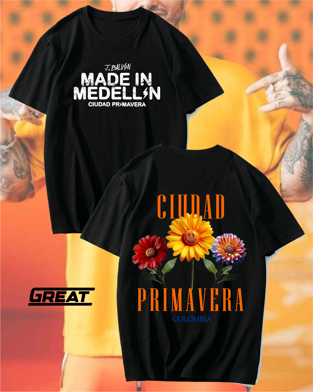 Camiseta - J BALVIN - Ciudad Primavera