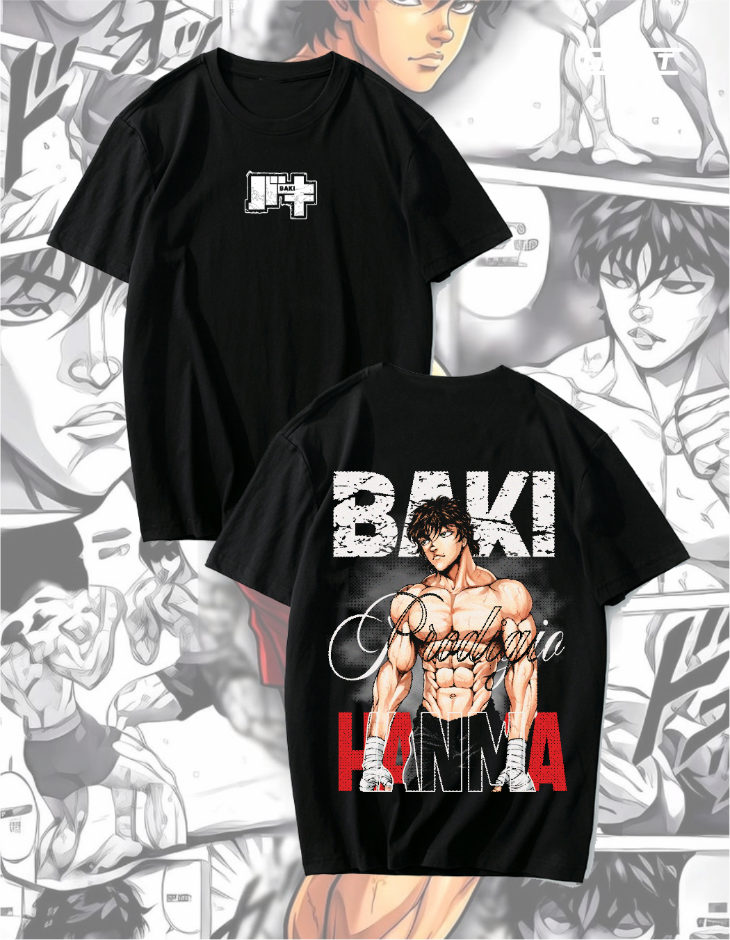 Camiseta - BAKI El Prodigio Hanma