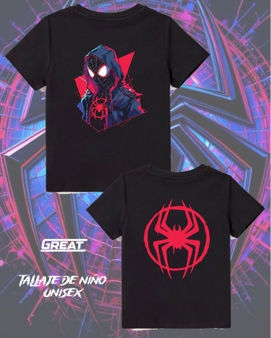 Camiseta NIÑO Unisex - Miles Morales - Prime