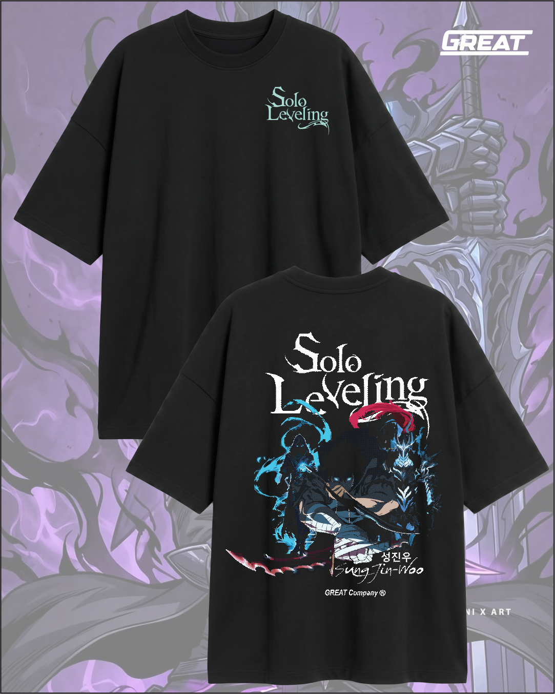 Camiseta - Sung Jin Woo - Solo Leveling - Imagen 2